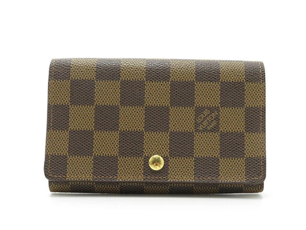 LOUIS VUITTON Wallet Accessories Bi fold Portemonnaie Bietrezor Damier
